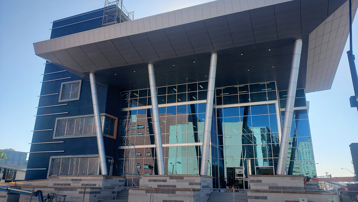 The new municipal courthouse was built to LEED standards, contributing to Las Vegas being rated as a LEED Gold-certified city. Photo by Marco Velotta.