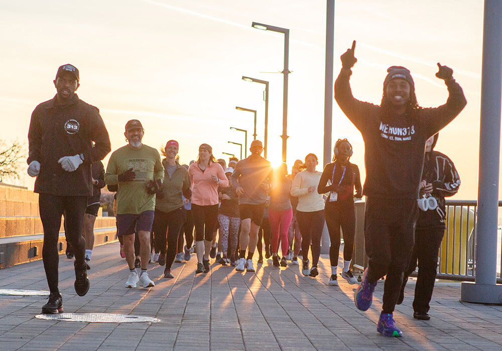 A morning jog along Detroit's iconic waterfront made for an unforgettable experience for planners who attended the Motor City 5k Move and Groove Fun Run at NPC26.