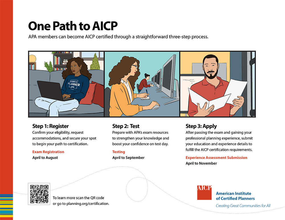 One Path to AICP Certification Flyer