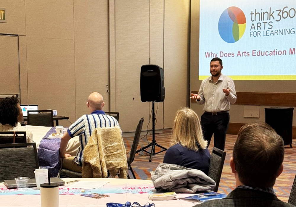 Planners' Day of Service commences with an introduction to arts education and its parallels to the planning profession. Photos courtesy of Cory Rutz, AICP.