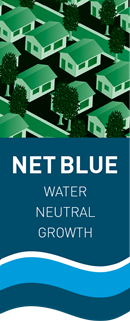 Logo of Net Blue: Water Neutral Growth.