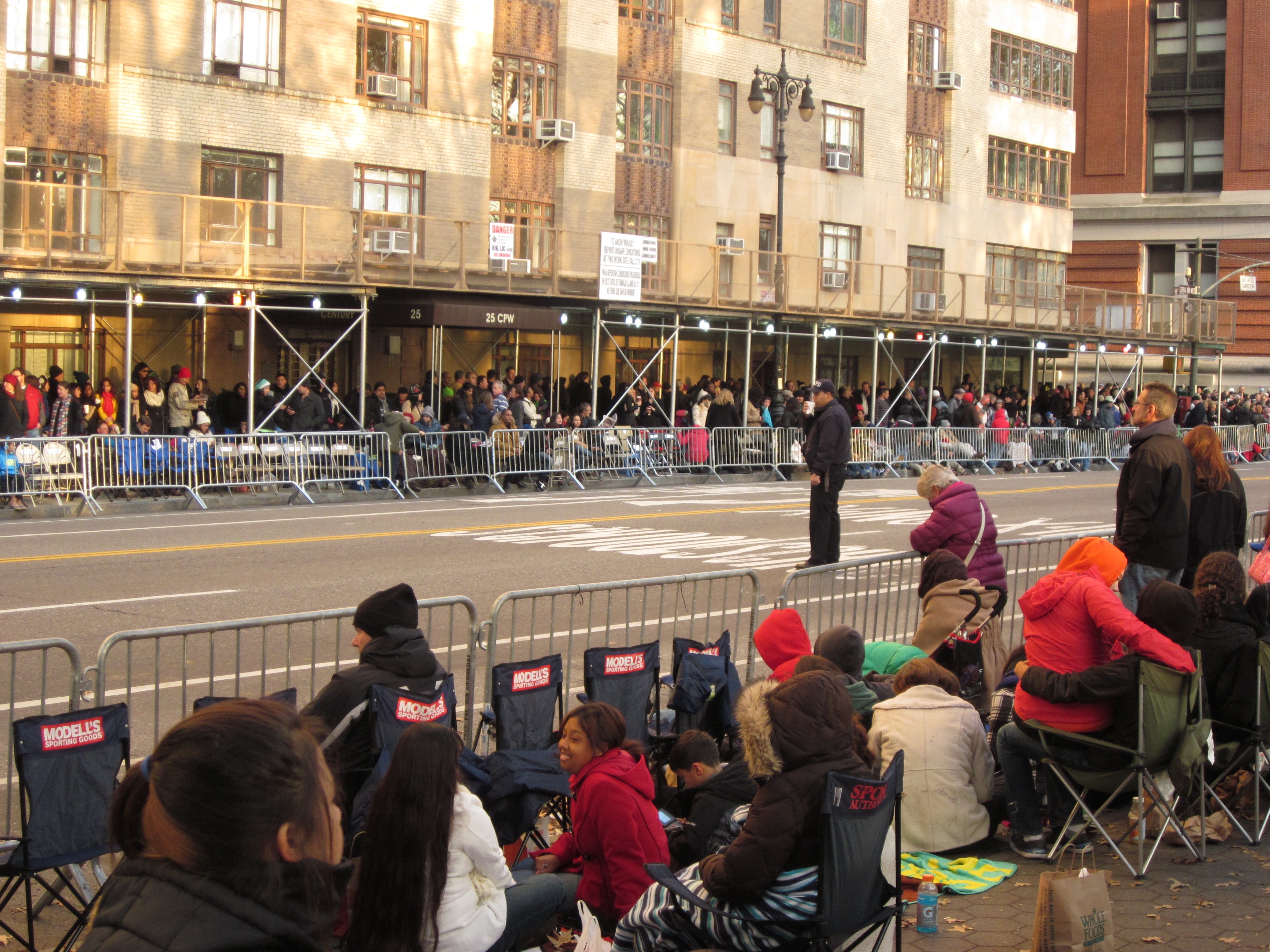 The hours before a parade offer a chance to reach people with time to spare. Photo by Kelly Glenn.