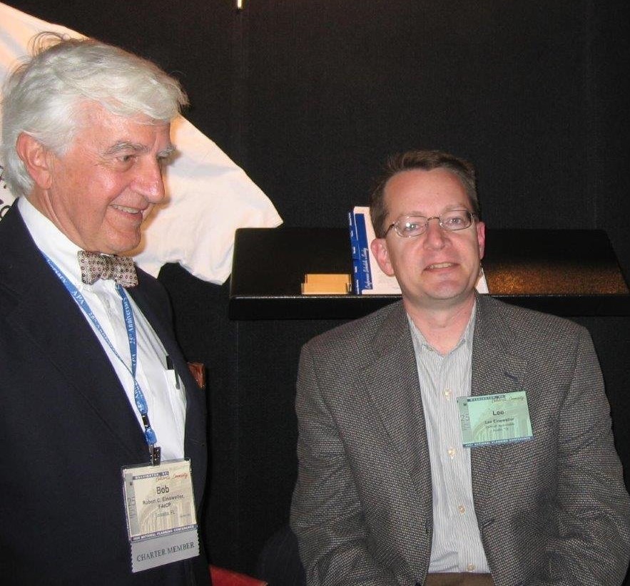 Robert Einsweiler and son Lee Einsweiler at an APA conference.