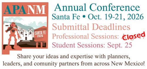 APA NM call for student sessions banner