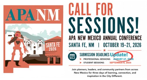 APA NM 2026 Call for Sessions updated deadline