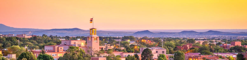 Santa Fe city scape panorama