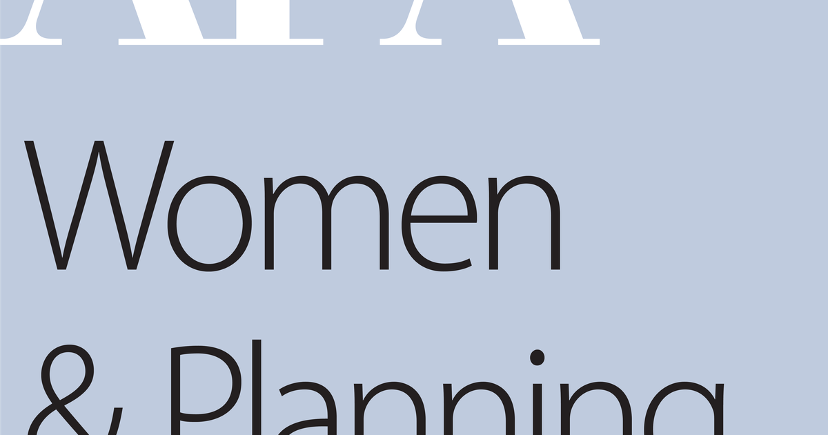 Apa Women And Planning Division Apa Women And Planning Division