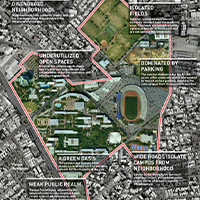 2015 Tecnológico de Monterrey Urban Regeneration Plan Render from 2015 International Award winner, Tecnológico de Monterrey Urban Regeneration Plan