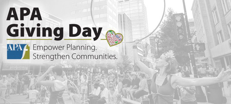 2019 APA Foundation Giving Day banner 2019 APA Foundation Giving Day