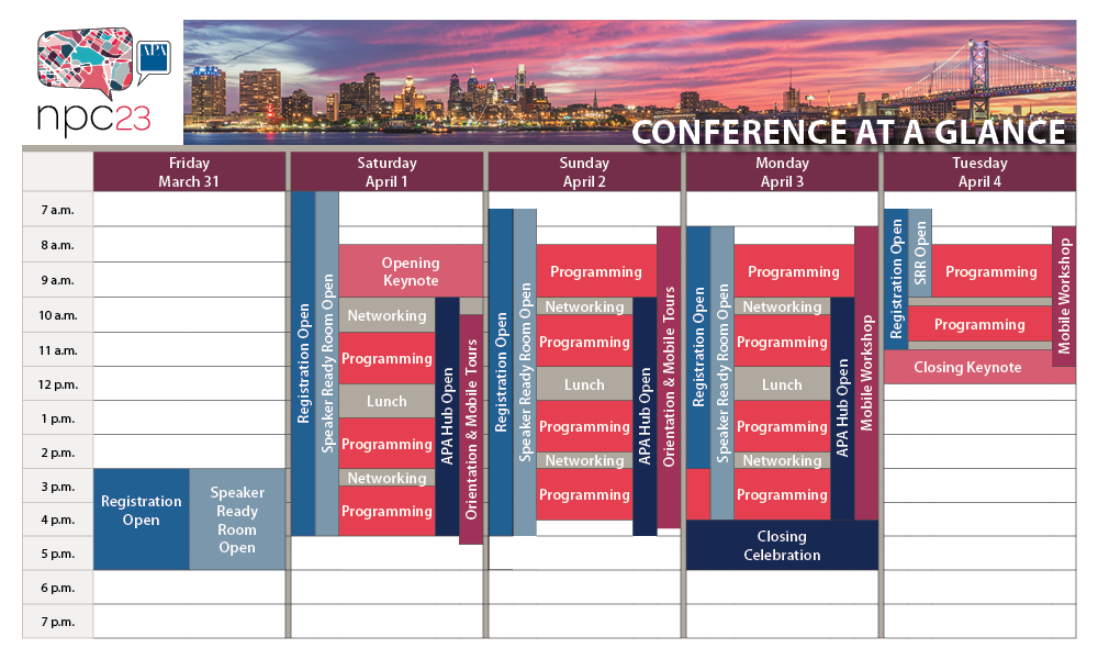 NPC23 Conference at a Glance