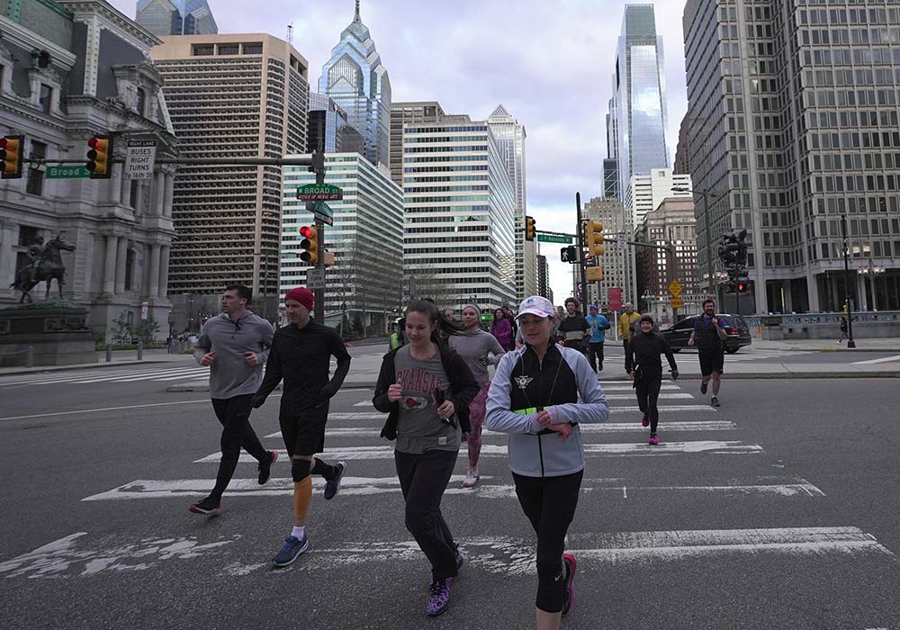 Attendees took the streets for an opportunity to run a 5k and see Philadelphia sites.