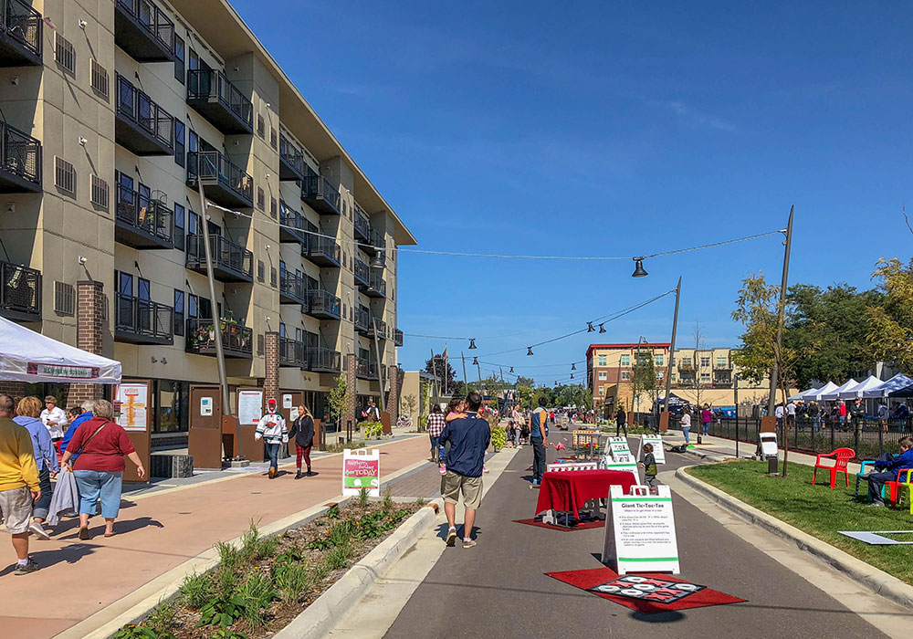 The grand opening of the Artery Hopkins. Photo courtesy Bolton & Menk.