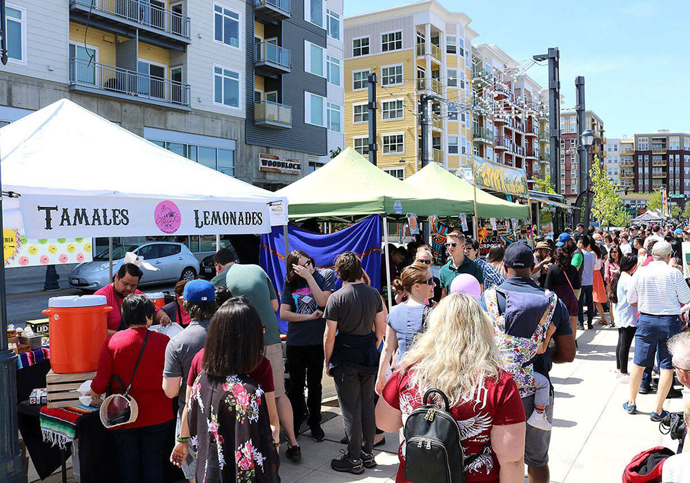 Cinco de Mayo event on Cleveland Street. Photo courtesy City of Redmond.