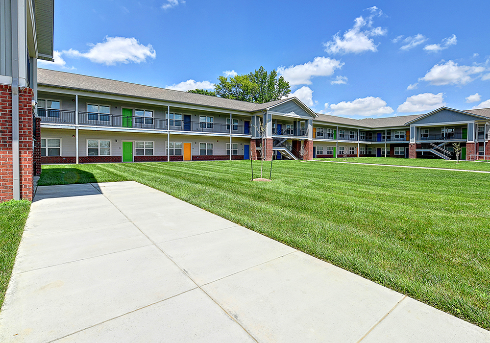 Riverport Landings, an Intergenerational Community, is a comprehensive community featuring three affordable housing developments, which includes Riverport Landings Family Scholar House, which houses single parent families and foster alumni.