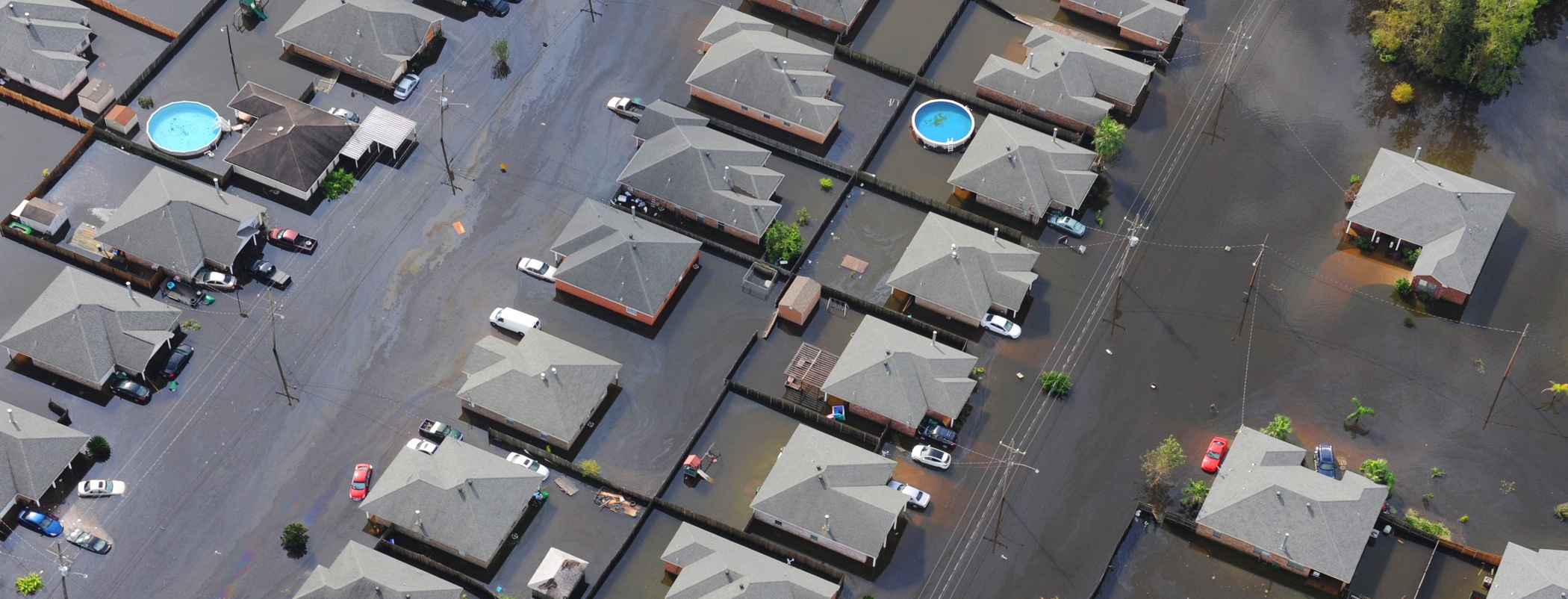 Flooded neighborhood