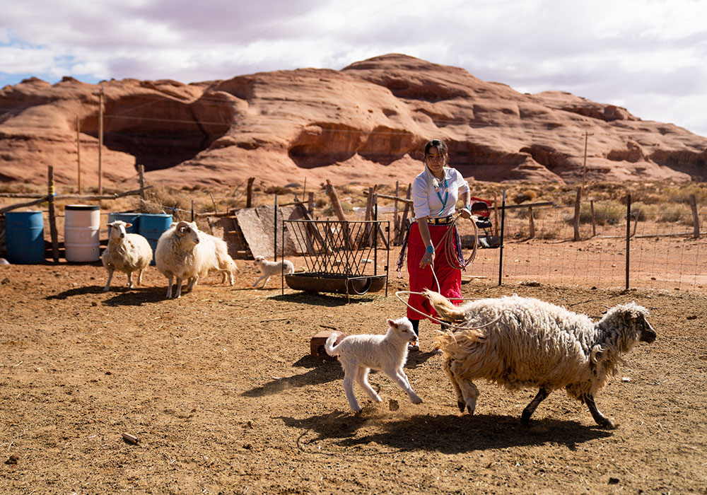 The Navajo culture shares a commitment to sustainability, living in harmony with the earth, and respecting ancestral knowledge. Photo by grandriver/E+/Getty Images.