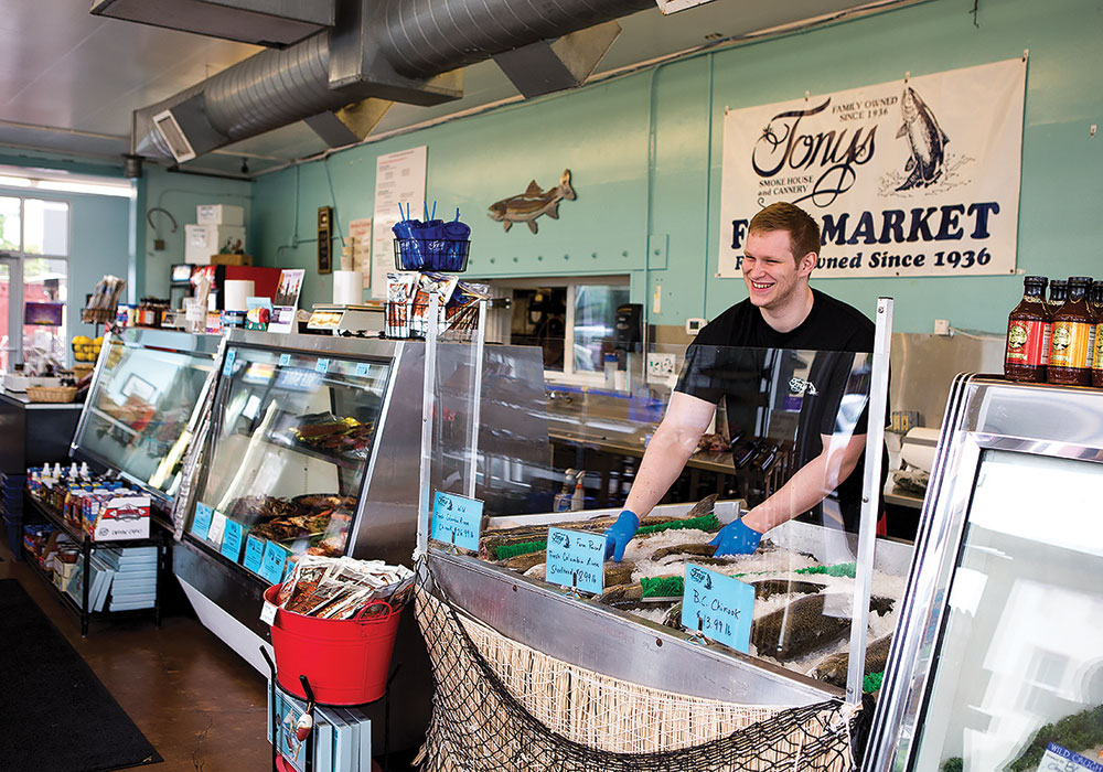 Family-owned Tony’s Fish Market is part of Oregon City, Oregon’s Downtown Oregon City Association, which joined the Main Street America program in 2008. Photo by Adam Wickham.