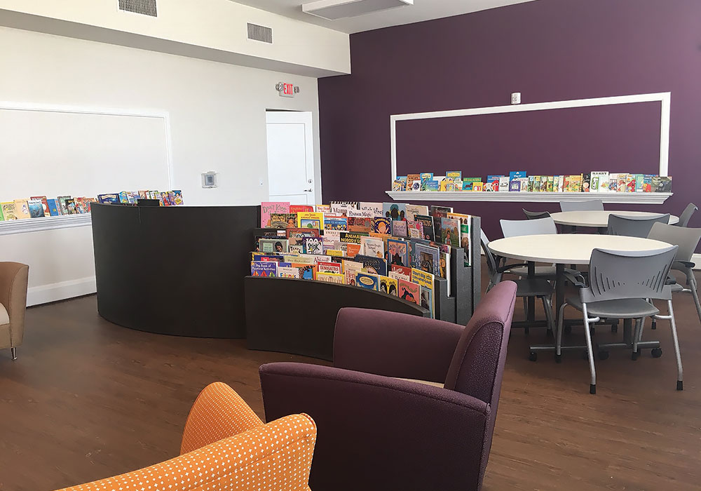 Children’s Library and Family Study Center at Lincoln Grant Scholar House campus. Photo courtesy Family Scholar House.