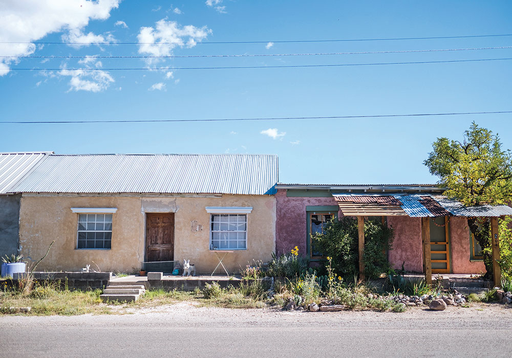 Thousands of visitors flock to the artistic hub of Marfa, Texas, every year. A new fiber network has connected residents and businesses to the outside world and has even led to higher demand for real estate in the tiny town. Photo by Sarah M. Vasquez/The New York Times.