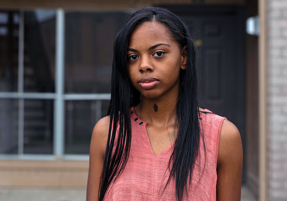 The federally subsidized Arbor Court Apartments complex in Houston flooded in 2016 and was damaged during Hurricane Harvey in 2017. Both events left some families displaced and others complaining of serious problems, like mold. Tenant Daija Jackson would like to leave, but the Greenspoint neighborhood is one of the few areas of the city that has affordable multifamily units.