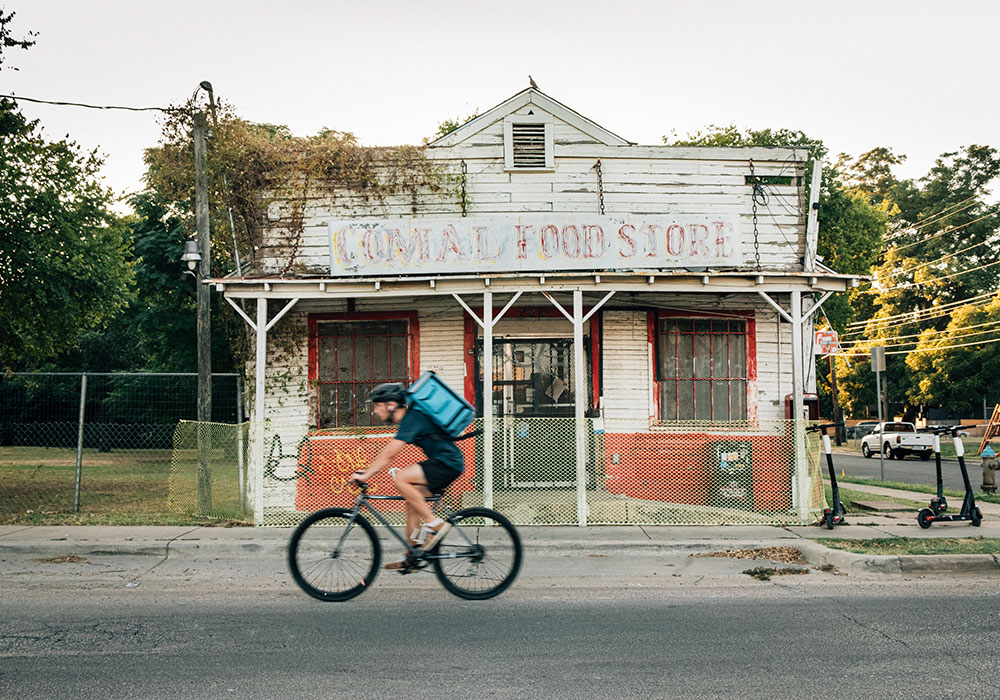 Since the city established an overlay district to curb industrial uses, the East Austin, Texas, neighborhood has better air quality and less noise pollution. Now the area’s improved livability and higher property values mean gentrification is on the rise. Photo by John Davidson.