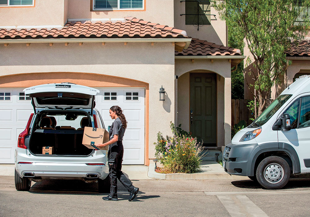 Amazon Prime members in certain cities who don't mind giving Amazon the virtual keys to their cars can get their packages delivered right to their trunks.