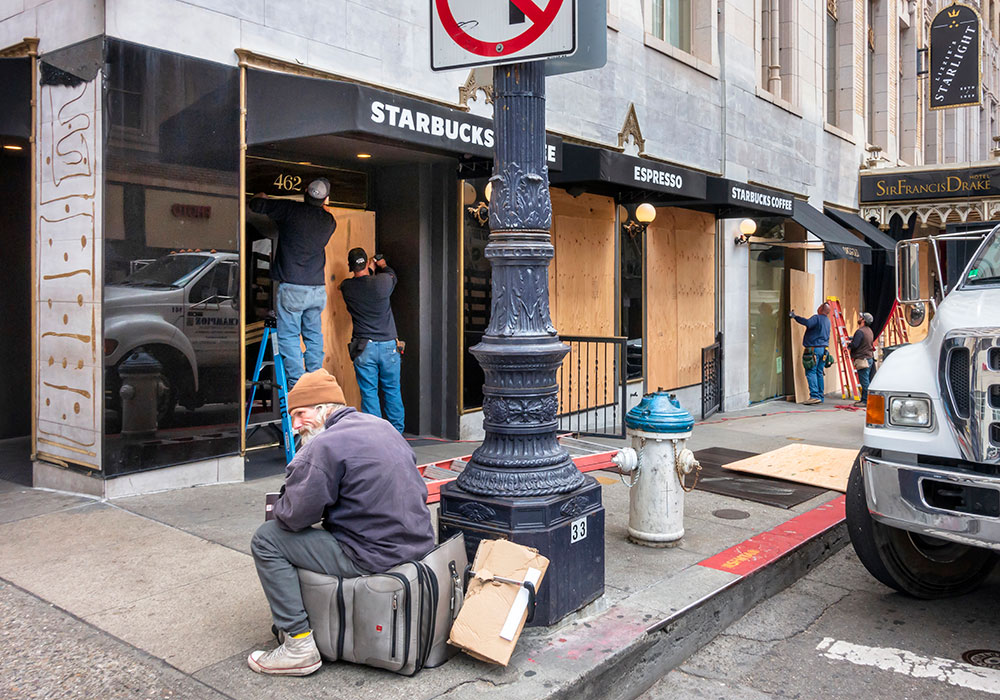 Powell Street, San Francisco — Friday, March 20