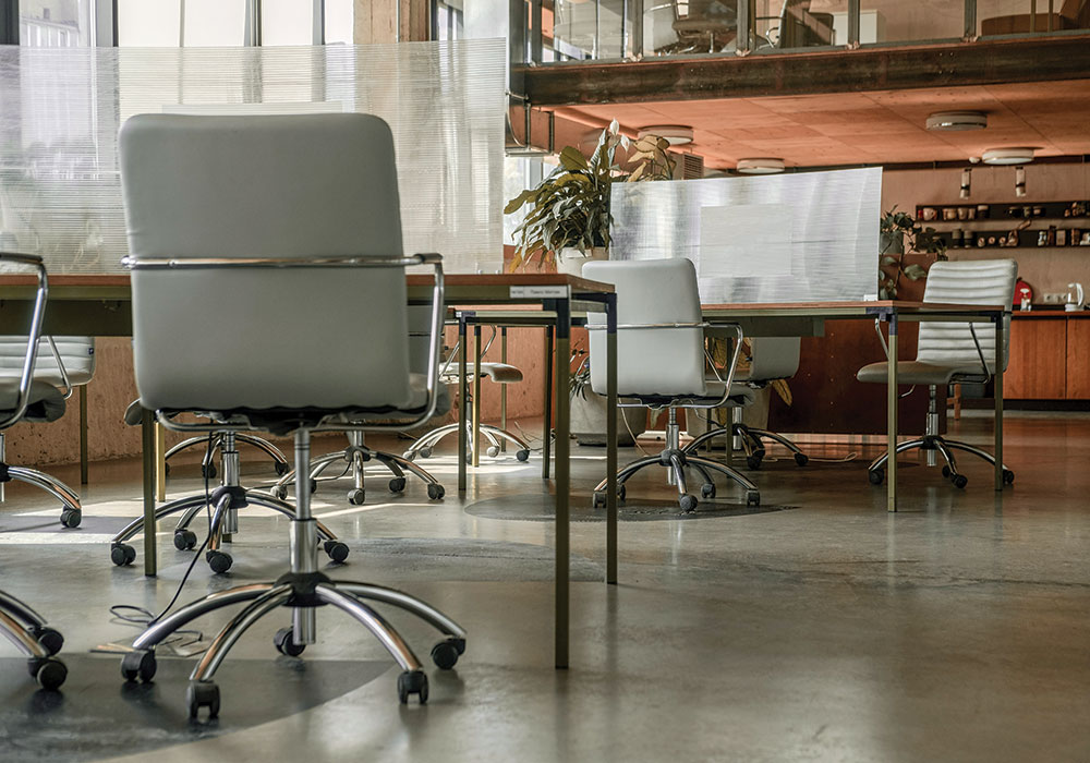 Planning Winter 2021 Increased Remote Work Could Mean Big Changes for Cities With social distancing measures in place, a coworking space is ready for freelancers to return to this shared office. With social distancing measures in place, a coworking space is ready for freelancers to return to this shared office. Photo by JulyProkopiv/iStock/Getty Images Plus.