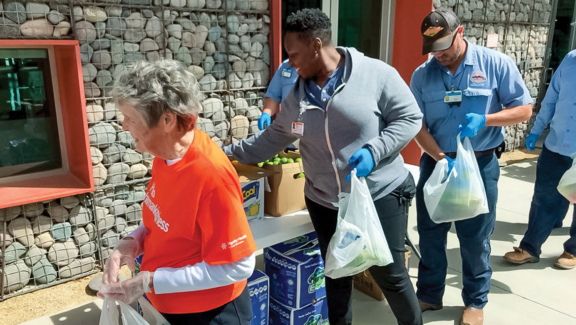 Henderson, Nevada, partnered with local nonprofits during the pandemic to provide home grocery deliveries to elderly residents sheltering in place. Photo courtesy of Henderson, Nevada.