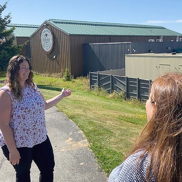 Ashlynn Danielson, the Tulalip Tribes emergency manager, stresses that everyone can help understand and mitigate the impacts of climate change. Photo courtesy of Ben Lubbers.