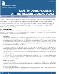 Multimodal Planning at the Megaregional Scale cover