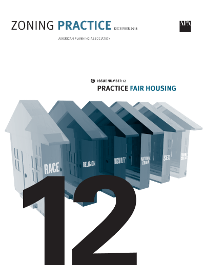 Cover of December 2018 Zoning Practice