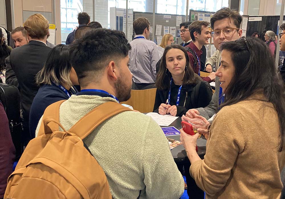 Attendees were able to make new networking connections through mixer events held in the Student Lounge.