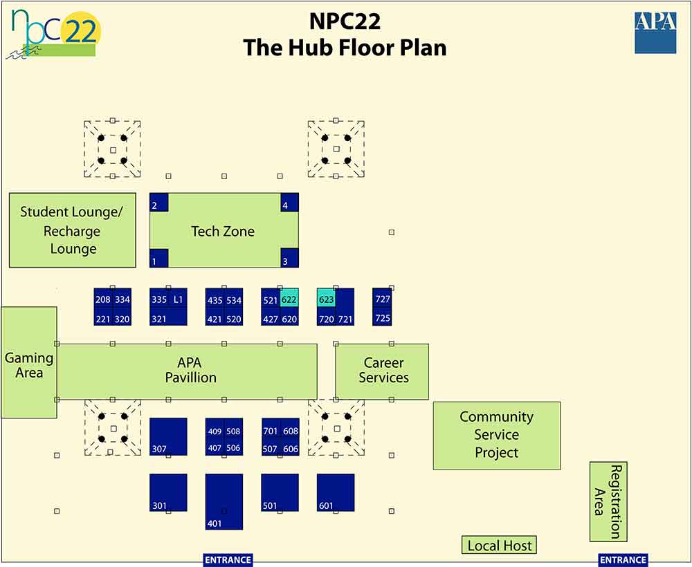 NPC22 Hub Floorplan NPC22 Hub Floorplan