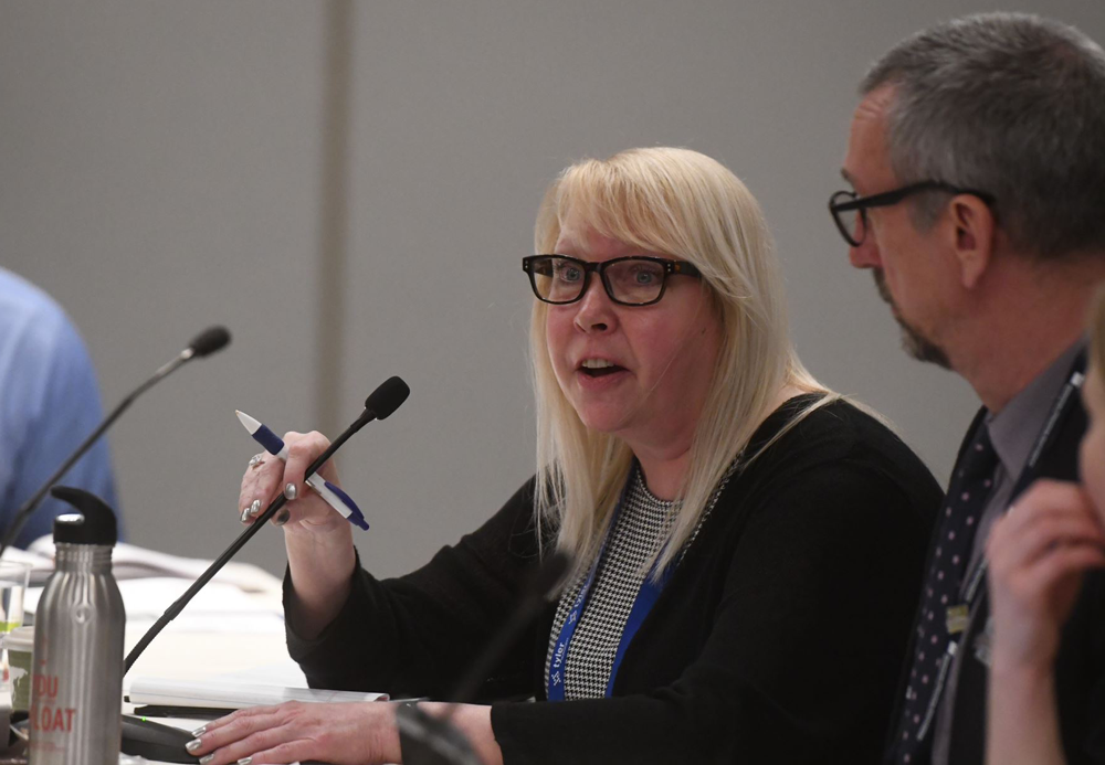 Lynn Jorgenson during the 2019 National Planning Conference Chapter Presidents Council meeting in San Francisco.