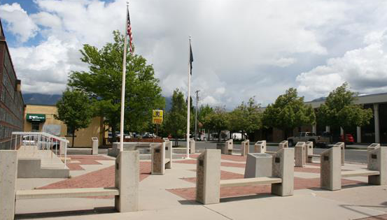 Memorial Square in 2015. Photo courtesy Spanish Fork Community Development Department.
