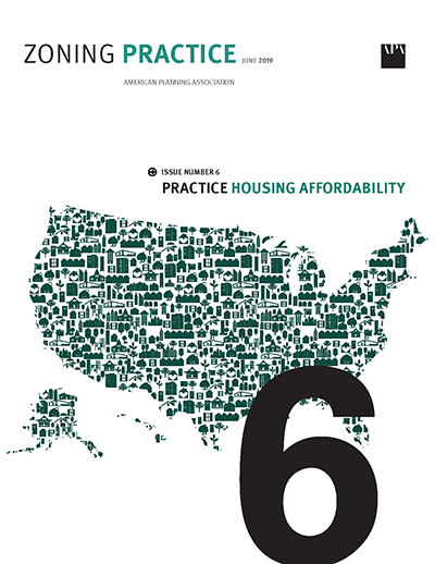 Cover of June 2019 Zoning Practice