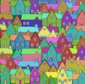 Image of a colorful neighborhood