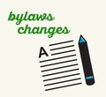 bylaw changes with notepad