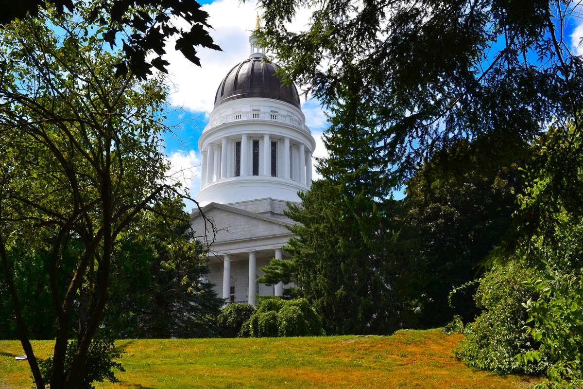 Maine State House in Summer