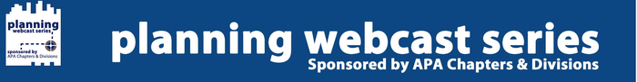 Logo for the APA Ohio Planner Webcast Series